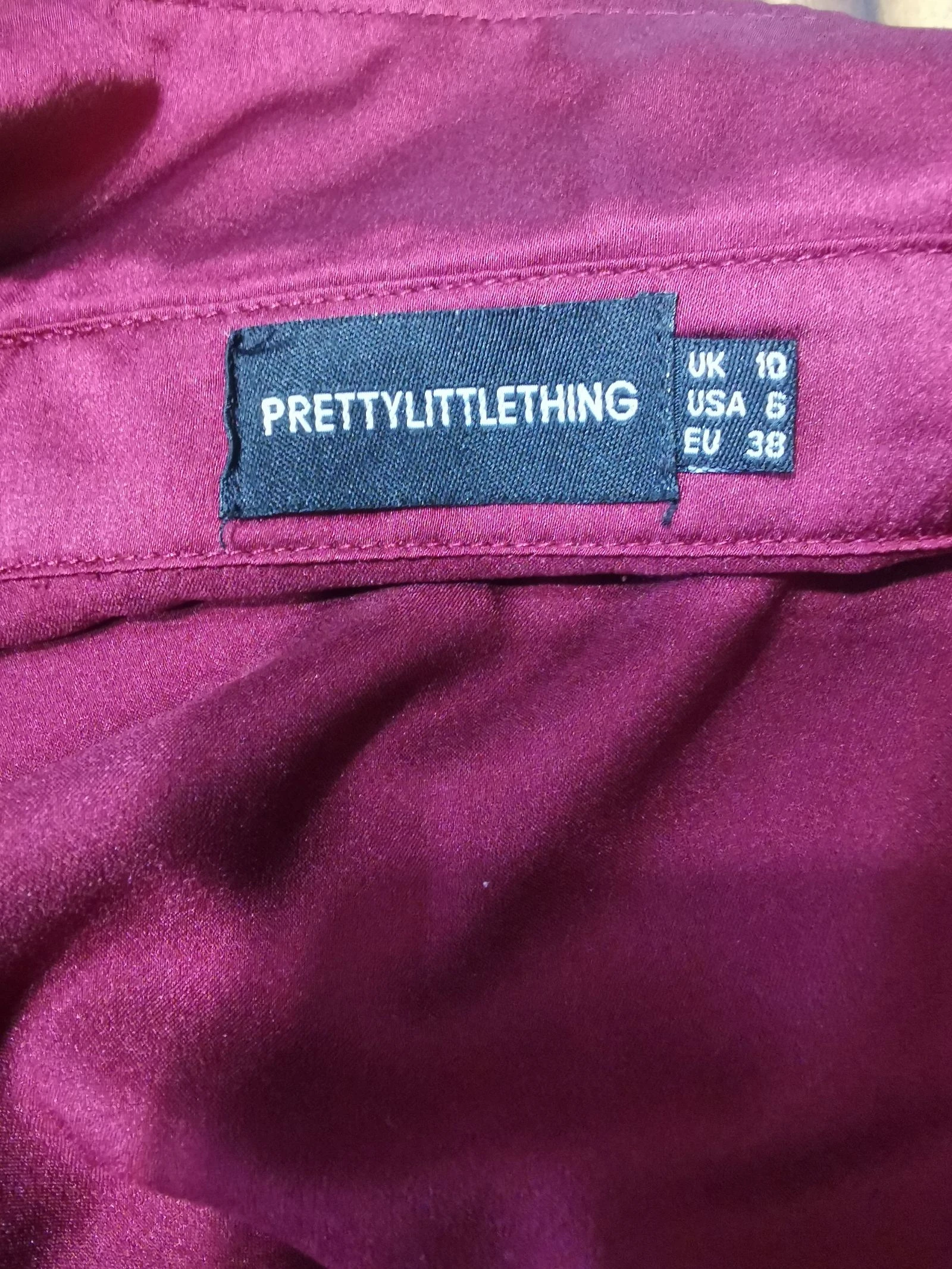 Vestido bordeaux Prettylittlething – photo 4